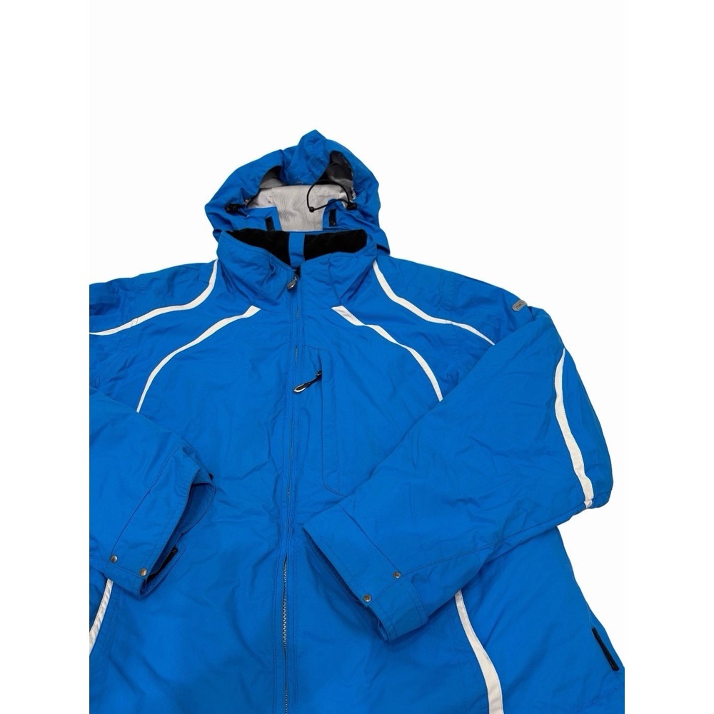 Obermeyer Women's Winter Ski Hooded Blue Jacket Size Lady 16